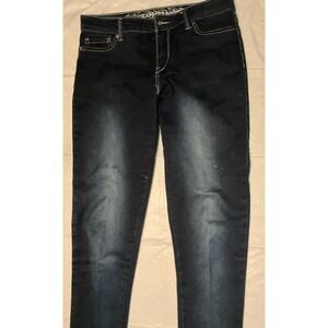 EXPRESS JEANS Women's Dark Wash Skinny Fit Denim Pants Size 8